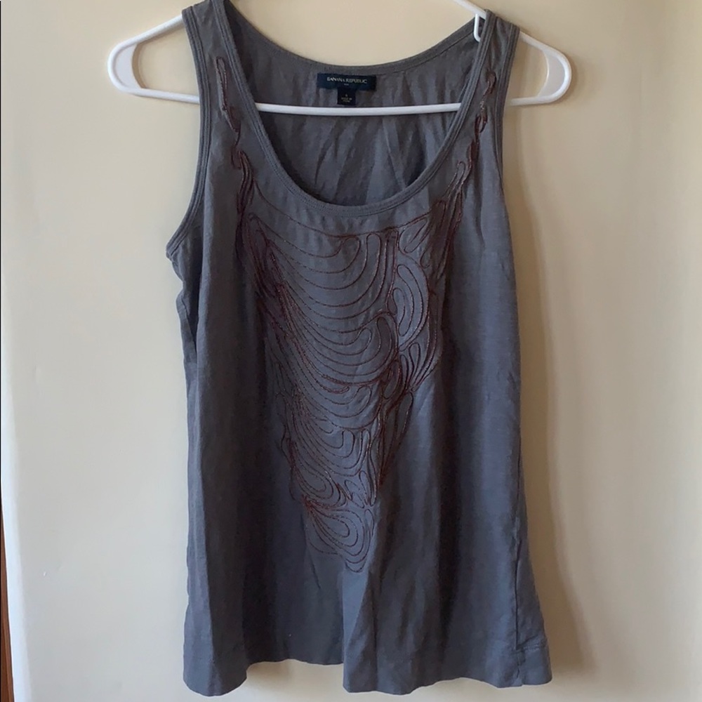 Grey Banana Republic Tank Top